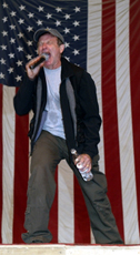 Robin Williams during USO Tour